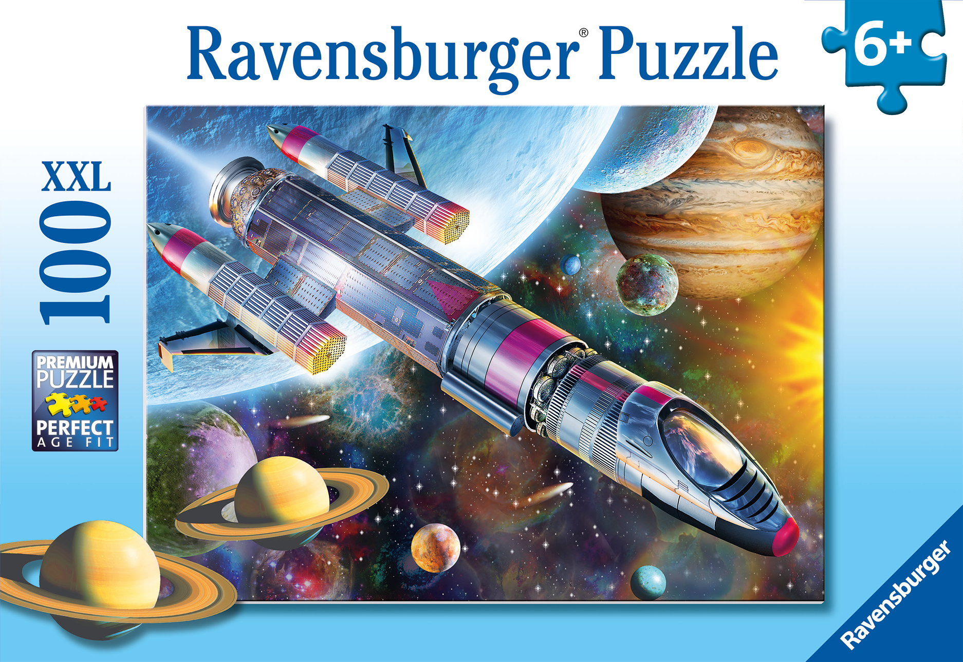 Ravensburger pusle 100 tk Missioon kosmoses 1 Ravensburger pusle 100 tk Missioon kosmoses