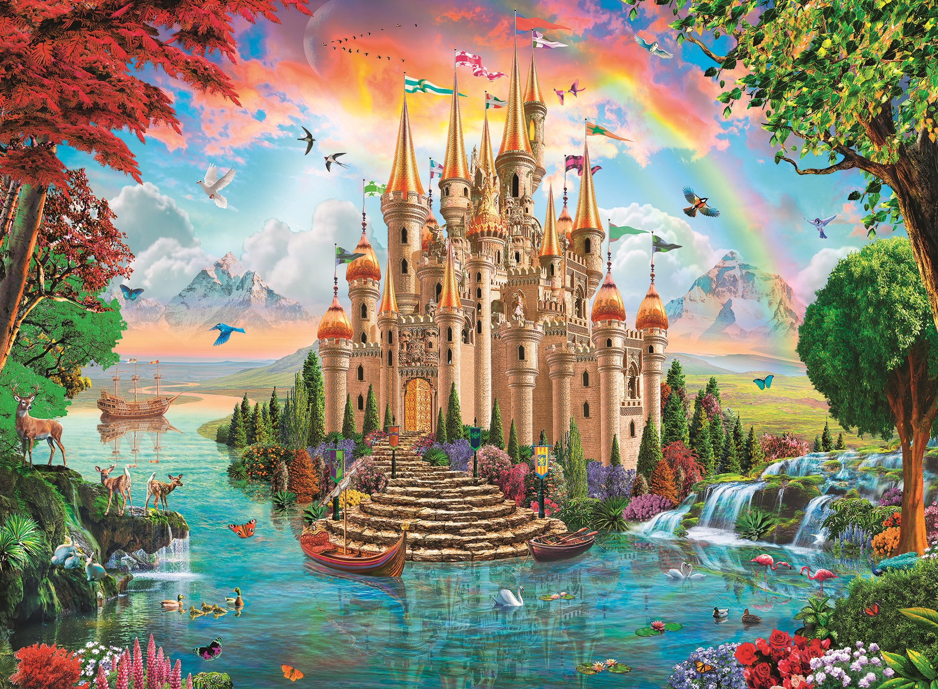 Ravensburger pusle 100 tk Vikerkaare loss 2 Ravensburger pusle 100 tk Vikerkaare loss - Image 2