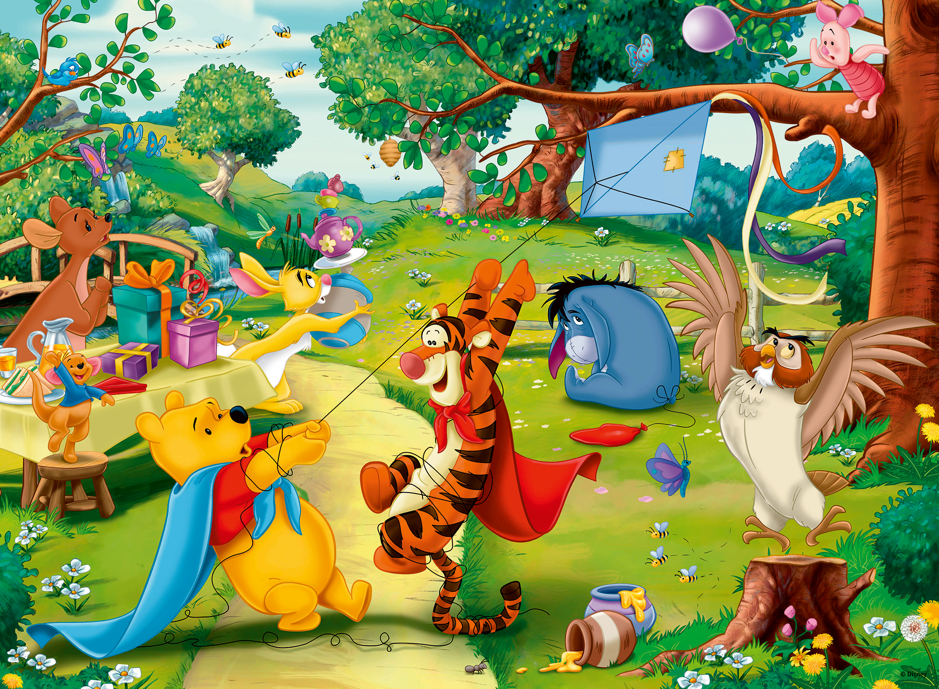 Ravensburger pusle 100 tk Winnie Pooh 2 Ravensburger pusle 100 tk Winnie Pooh - Image 2