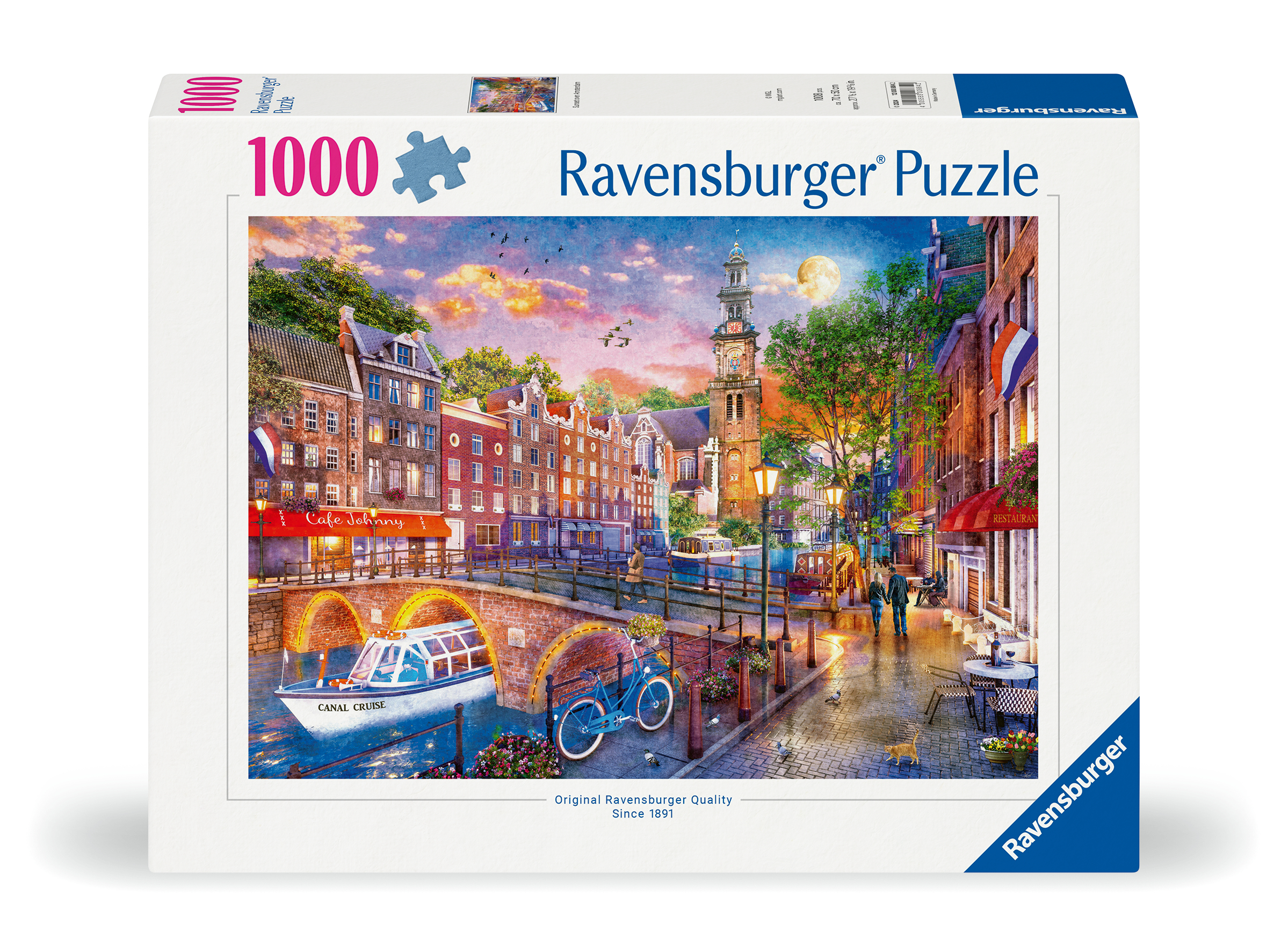 Ravensburger pusle 1000 tk: Amsterdam 1 Ravensburger pusle 1000 tk: Amsterdam