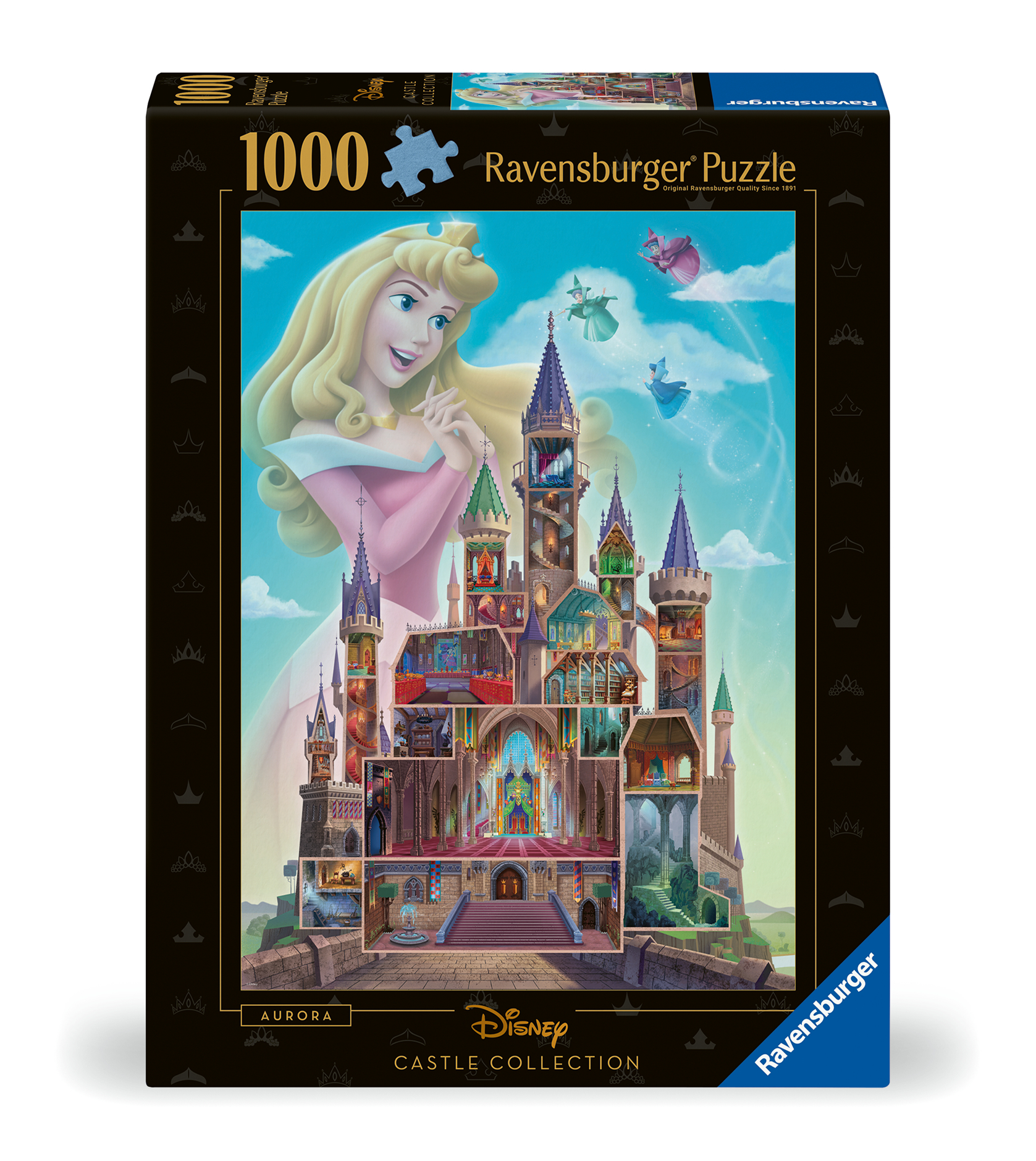 Ravensburger pusle 1000 tk Aurora loss 1 Ravensburger pusle 1000 tk Aurora loss