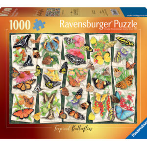 Ravensburger pusle 1000 tk Eksootilised liblikad