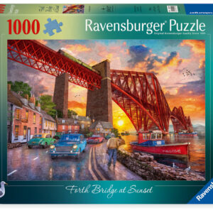 Ravensburger pusle 1000 tk Forthi sild päikeseloojangul