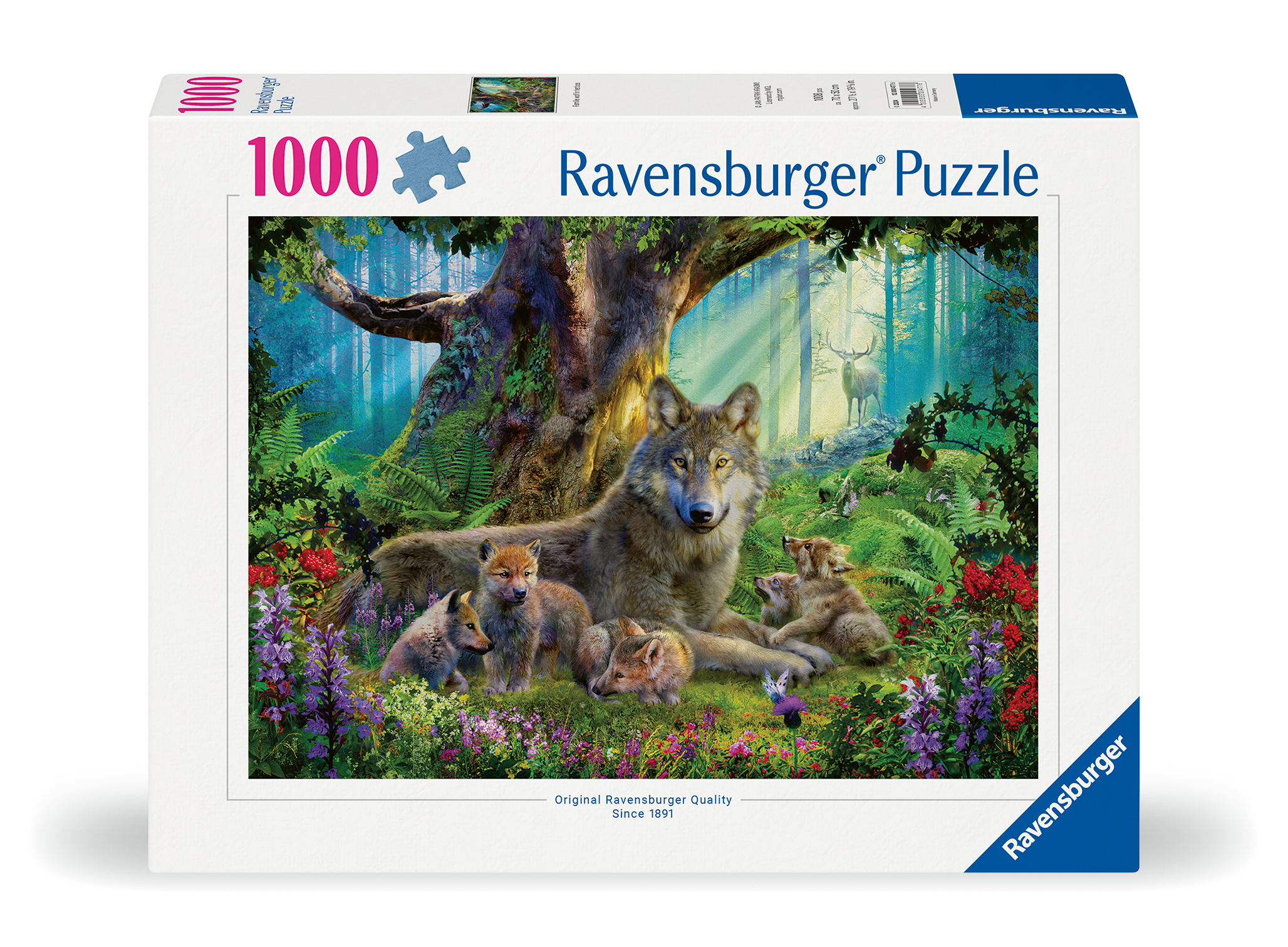 Ravensburger pusle 1000 tk Hundid metsas 1 Ravensburger pusle 1000 tk Hundid metsas
