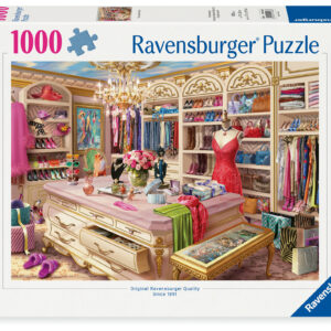 Ravensburger pusle 1000 tk Ihaldatud garderoob
