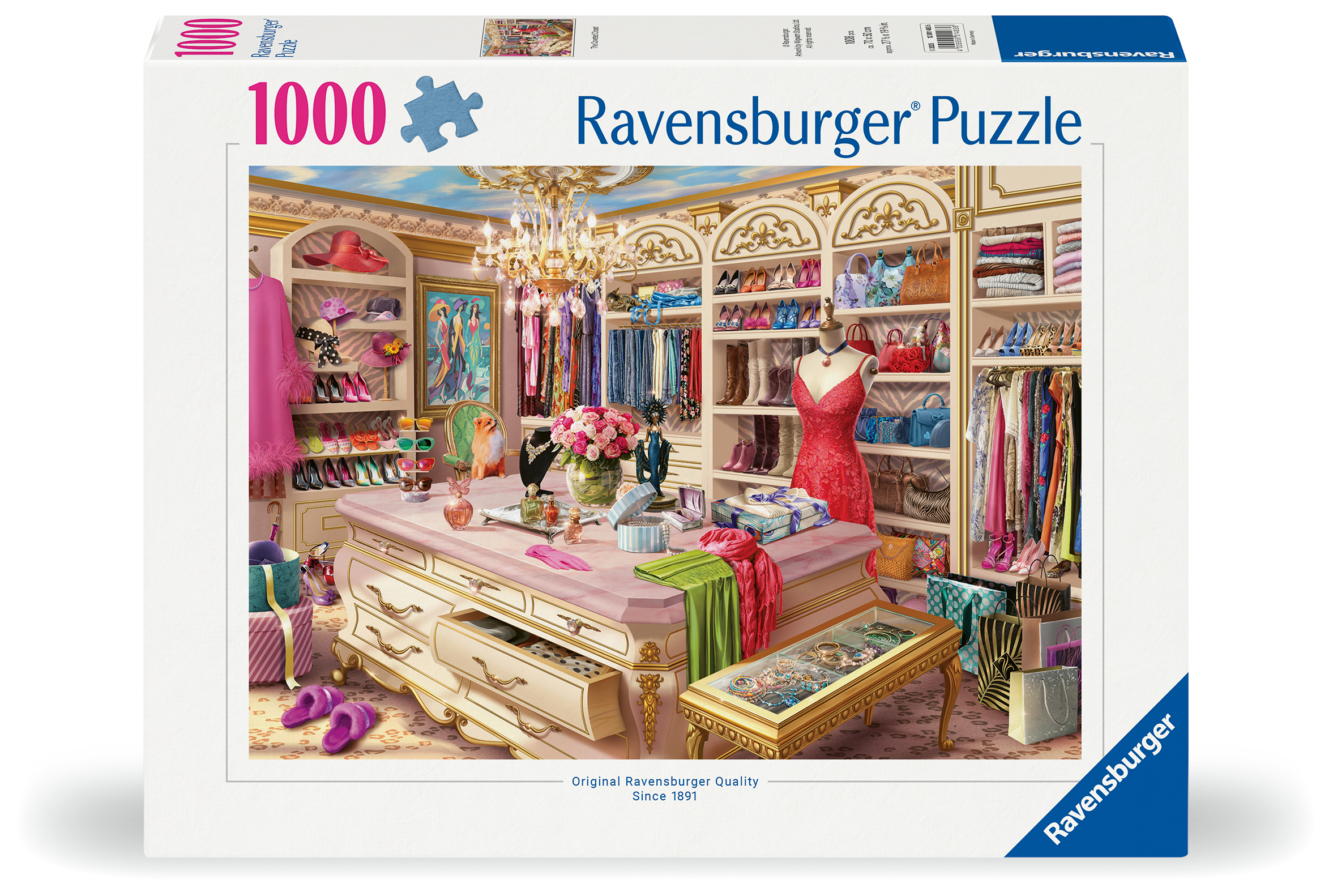 Ravensburger pusle 1000 tk Ihaldatud garderoob 1 Ravensburger pusle 1000 tk Ihaldatud garderoob