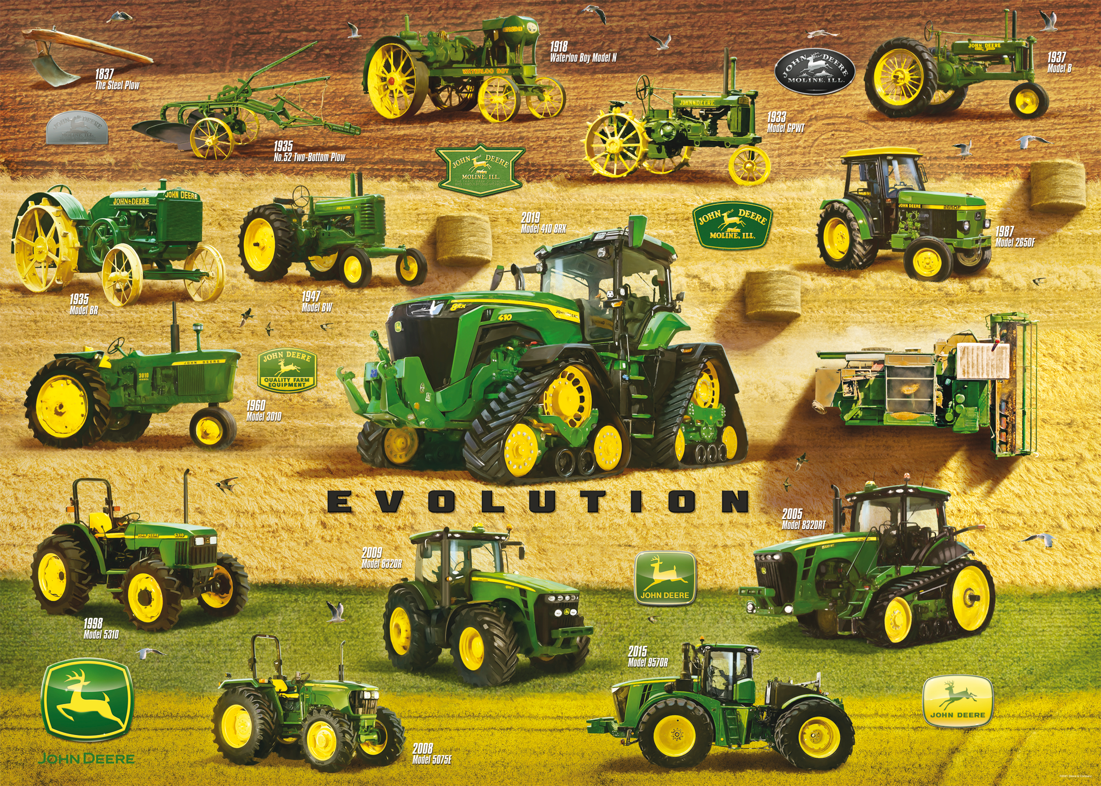 Ravensburger pusle 1000 tk John Deere pärand 2 Ravensburger pusle 1000 tk John Deere pärand - Image 2