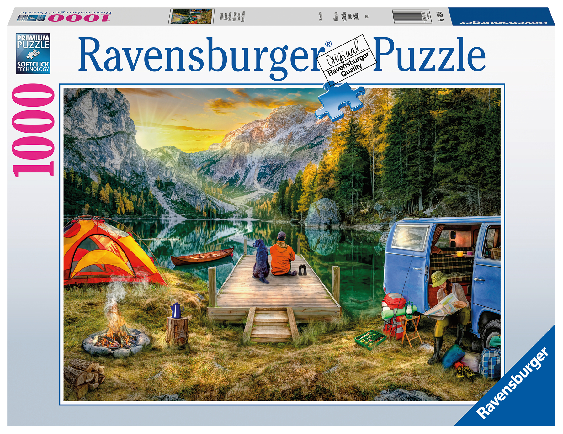 Ravensburger pusle 1000 tk Kämpingu puhkus 1 Ravensburger pusle 1000 tk Kämpingu puhkus