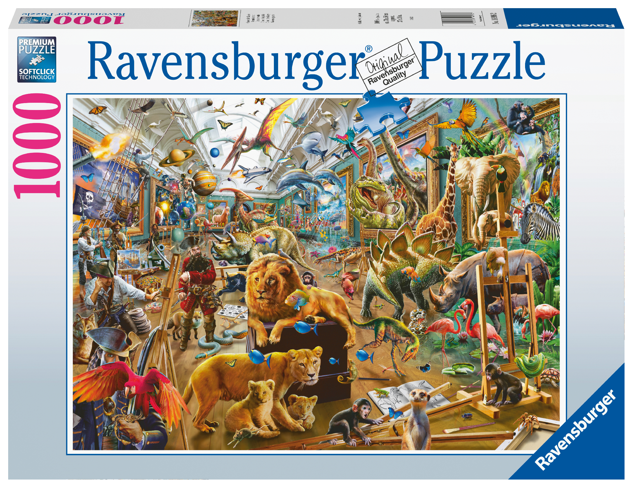 Ravensburger pusle 1000 tk Kaos galeriis 1 Ravensburger pusle 1000 tk Kaos galeriis