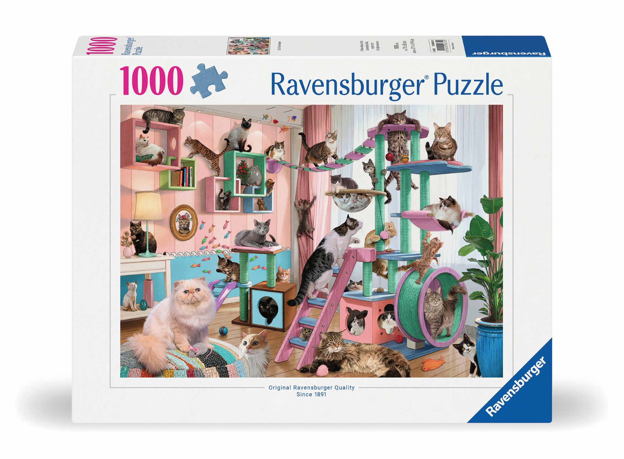 Ravensburger pusle 1000 tk Kassitoa paradiis 1 Ravensburger pusle 1000 tk Kassitoa paradiis