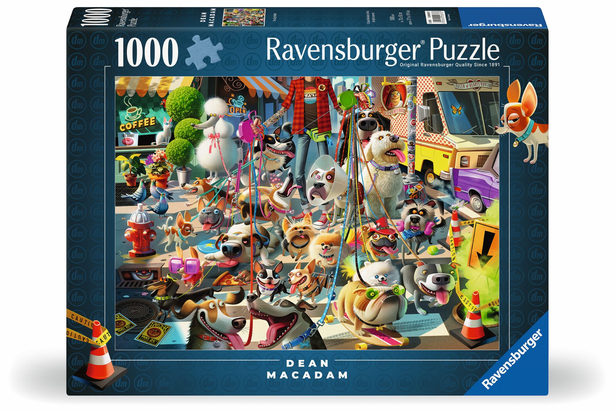 Ravensburger pusle 1000 tk Koerajalutaja 1 Ravensburger pusle 1000 tk Koerajalutaja
