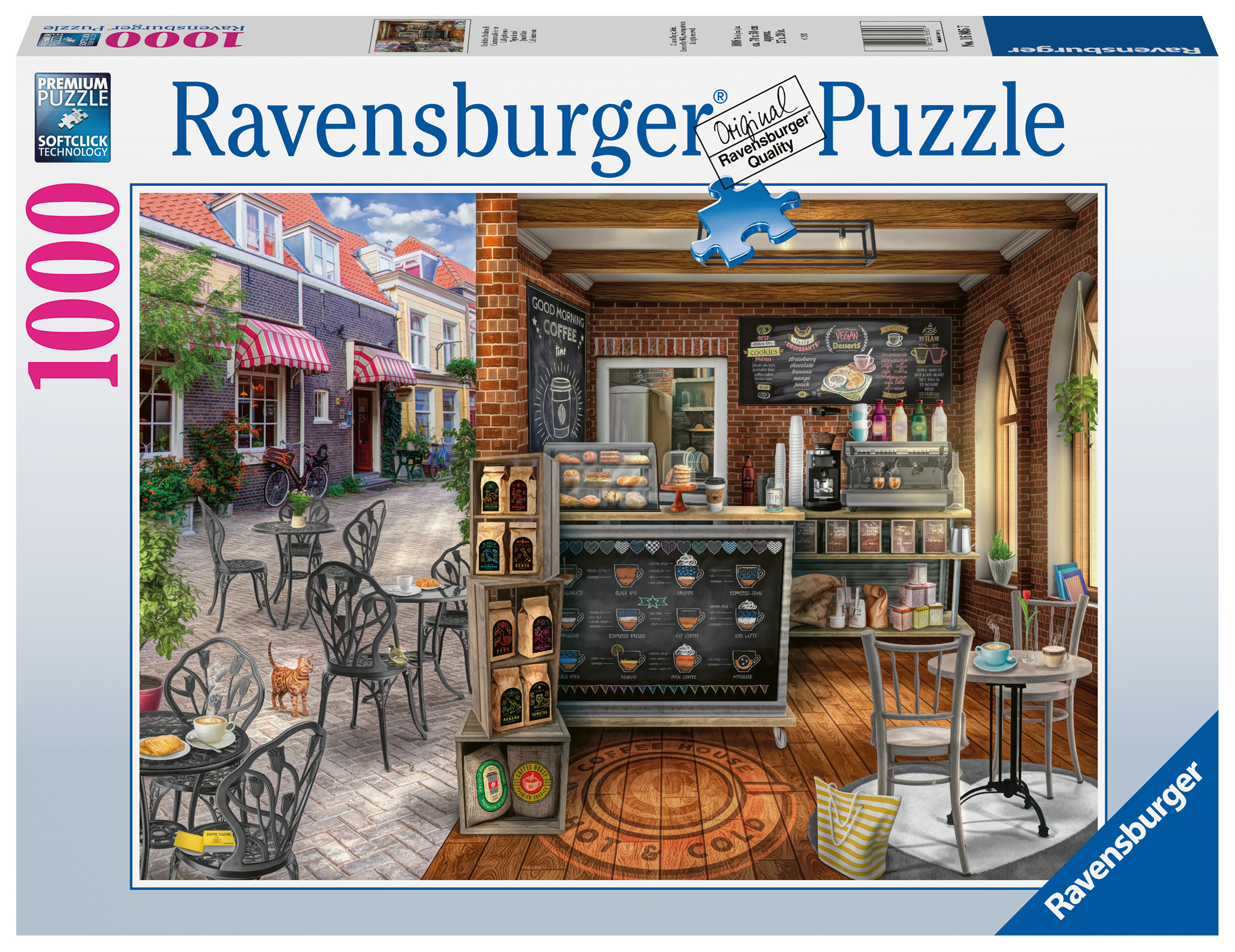 Ravensburger pusle 1000 tk Kohvik 1 Ravensburger pusle 1000 tk Kohvik