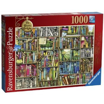 Ravensburger pusle 1000 tk Kummaline raamatupood 1 Ravensburger pusle 1000 tk Kummaline raamatupood