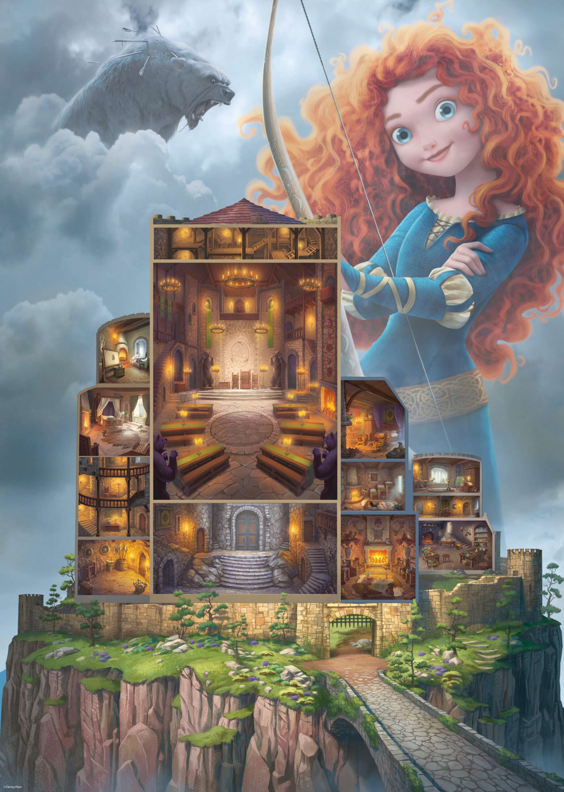Ravensburger pusle 1000 tk Merida loss 2 Ravensburger pusle 1000 tk Merida loss - Image 2