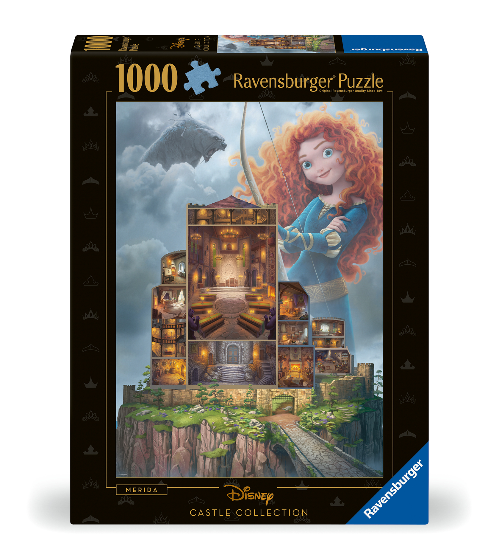 Ravensburger pusle 1000 tk Merida loss 1 Ravensburger pusle 1000 tk Merida loss