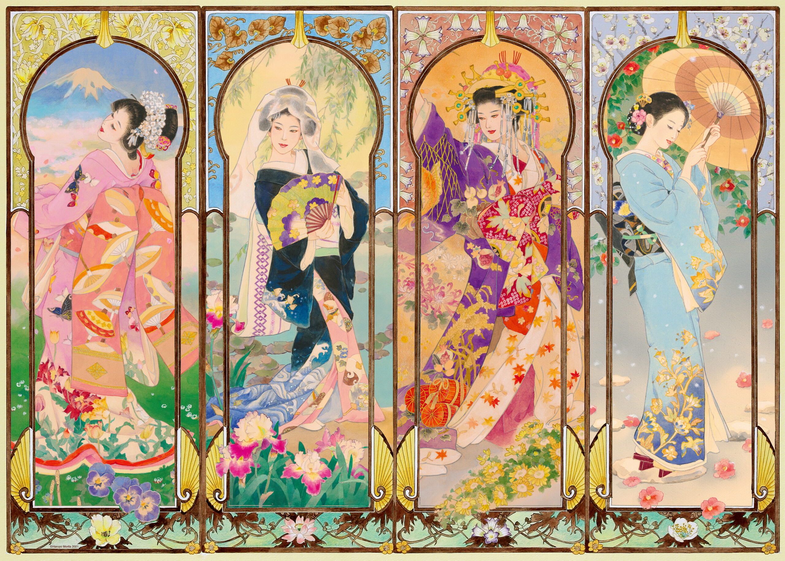 Ravensburger pusle 1000 tk Neli aastaaega 2 Ravensburger pusle 1000 tk Neli aastaaega - Image 2