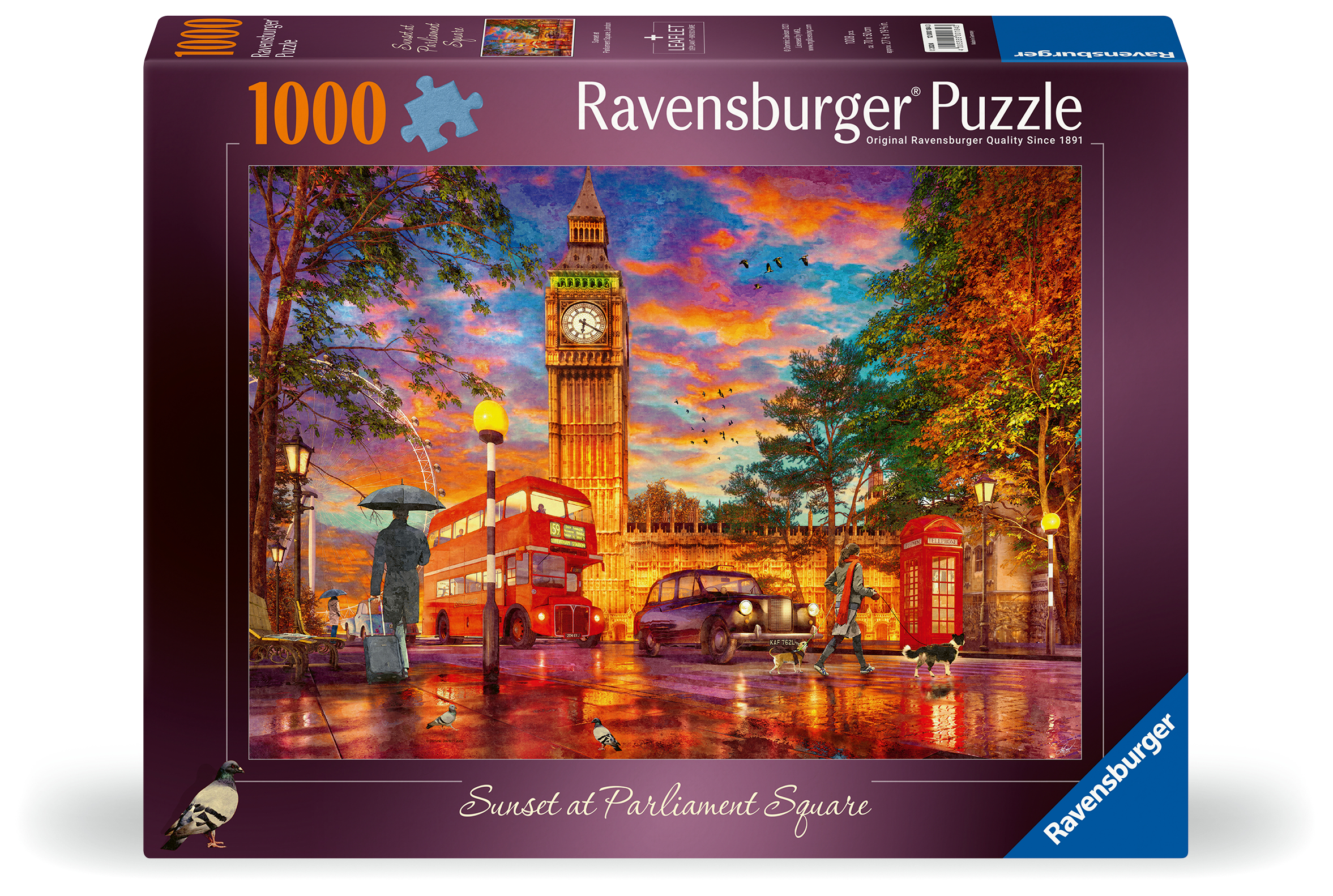Ravensburger pusle 1000 tk Päikseloojang väljakul 1 Ravensburger pusle 1000 tk Päikseloojang väljakul
