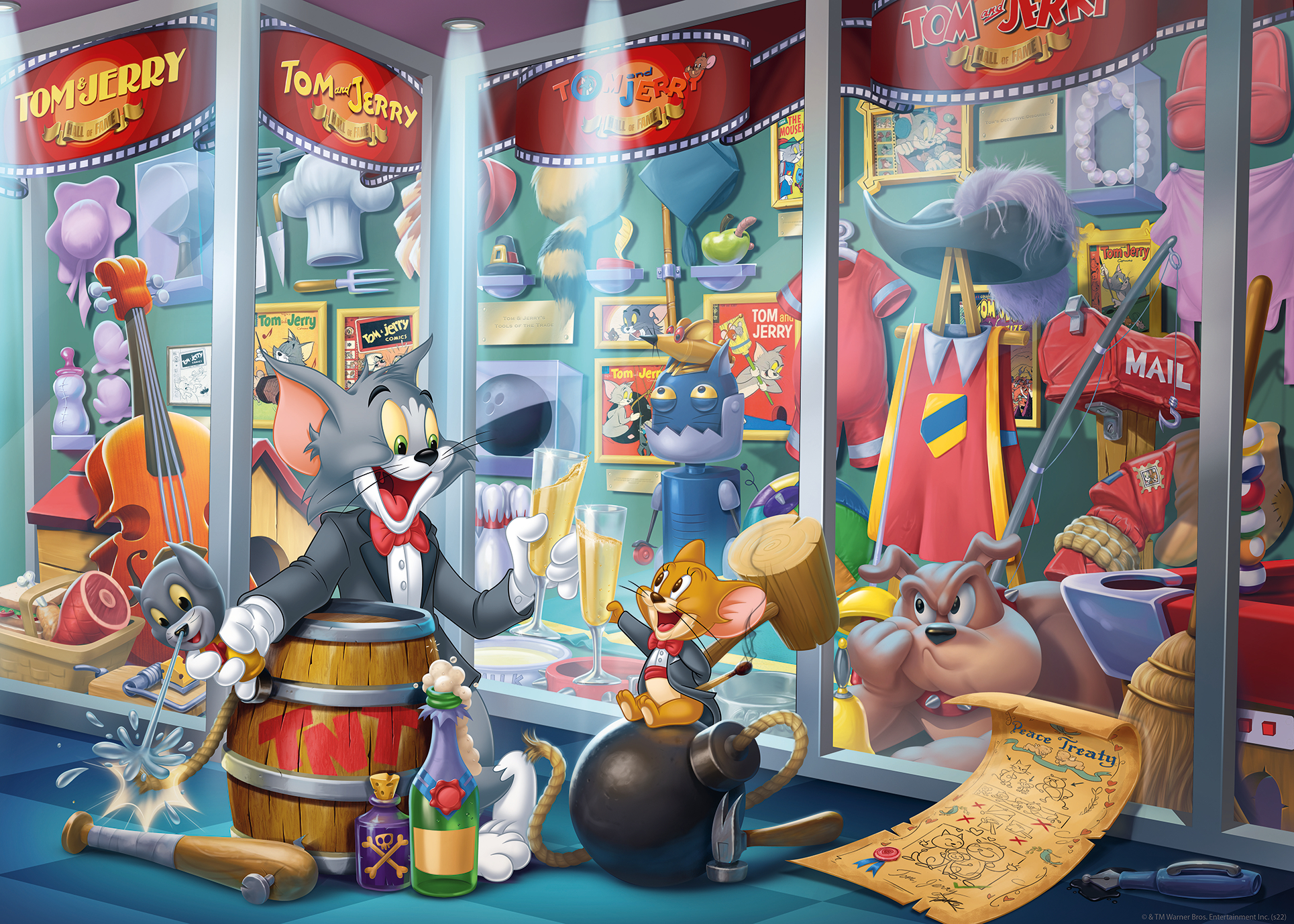 Ravensburger pusle 1000 tk Tom & Jerry kultus 2 Ravensburger pusle 1000 tk Tom & Jerry kultus - Image 2