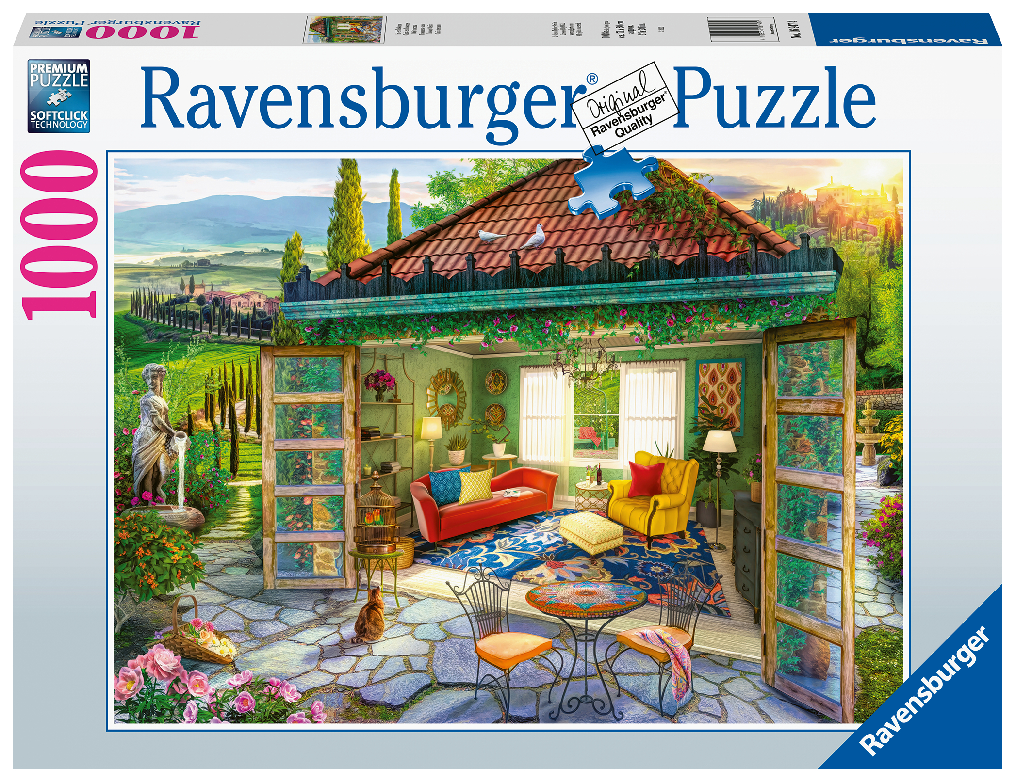 Ravensburger pusle 1000 tk Toskaana Oaas 1 Ravensburger pusle 1000 tk Toskaana Oaas