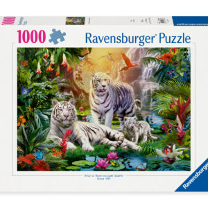 Mänguasjade esileht 76 Ravensburger pusle 1000 tk: Valge tiigri perekond