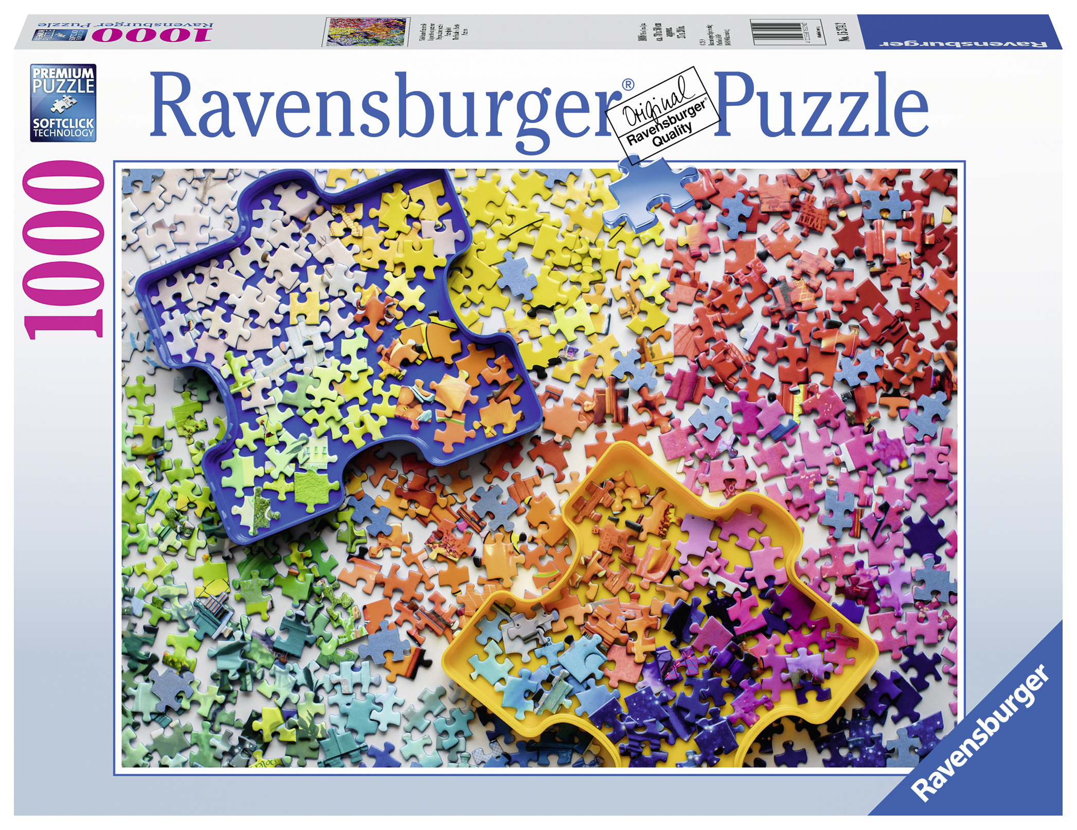 Ravensburger pusle 1000 tk Värvilised pusletükid 1 Ravensburger pusle 1000 tk Värvilised pusletükid