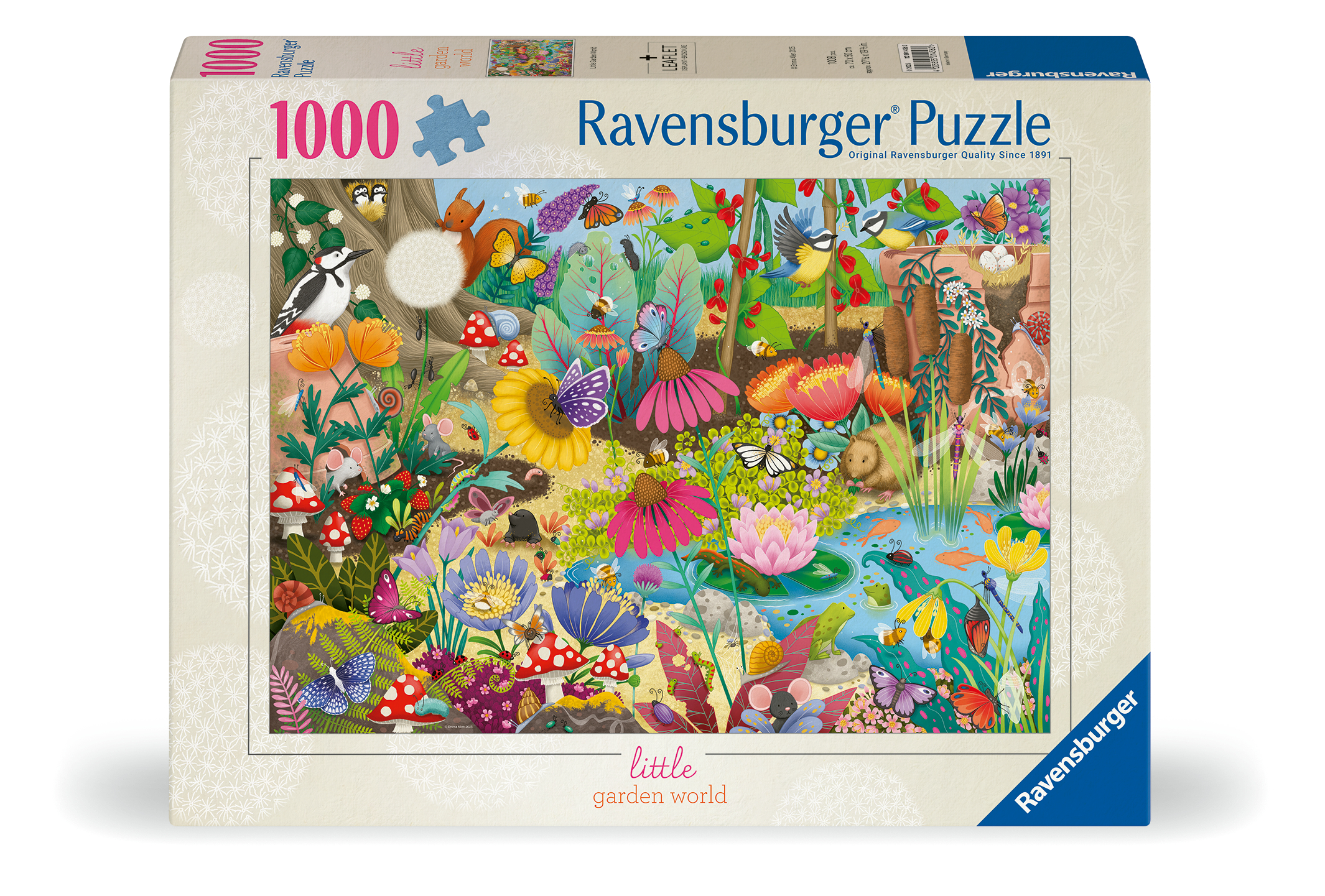 Ravensburger pusle 1000 tk: väike aed 1 Ravensburger pusle 1000 tk: väike aed