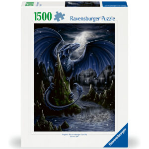 Ravensburger pusle 1500 tk Must draakon