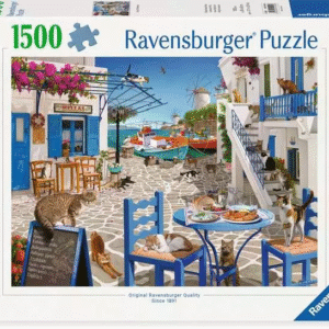 Ravensburger pusle 1500 tk: Mykonose kassid