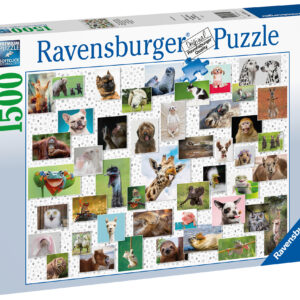 Ravensburger pusle 1500 tk Naljakad loomad