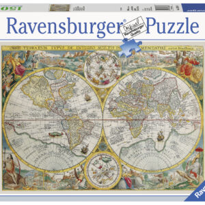 Ravensburger pusle 1500 tk Vanaaja maakaart