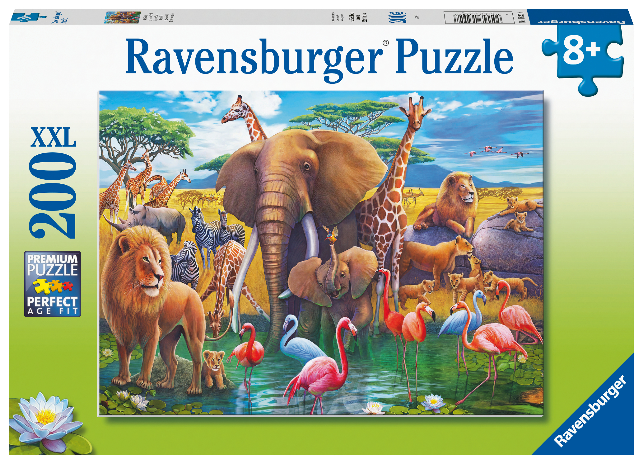 Ravensburger pusle 200 tk Aafrika loomad 1 Ravensburger pusle 200 tk Aafrika loomad