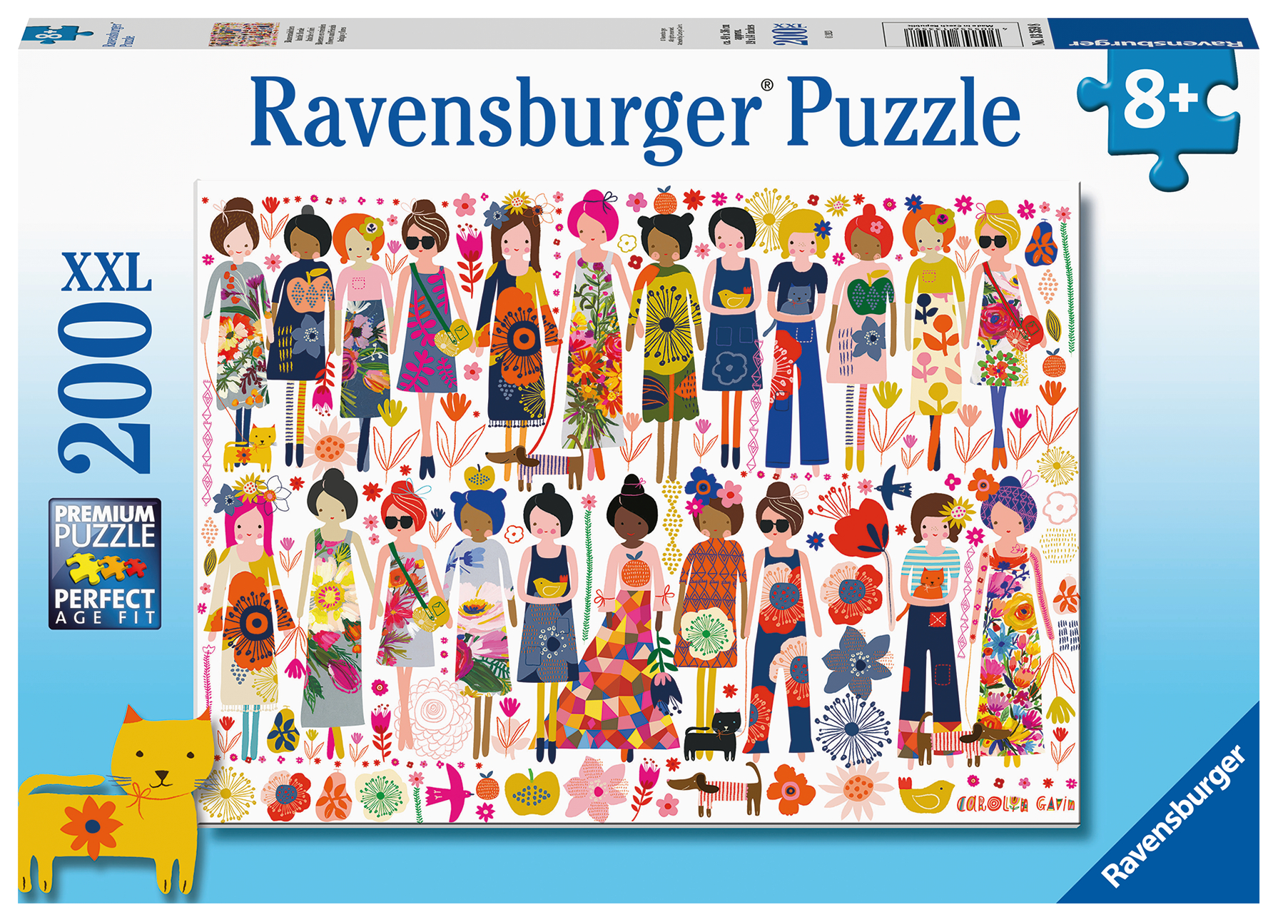 Ravensburger pusle 200 tk Lilled ja sõbrad 1 Ravensburger pusle 200 tk Lilled ja sõbrad