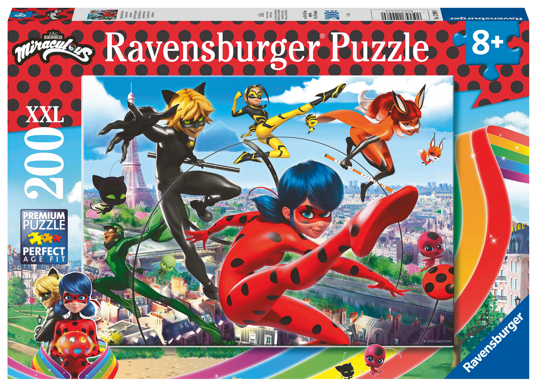 Ravensburger pusle 200 tk Miraculous 1 Ravensburger pusle 200 tk Miraculous