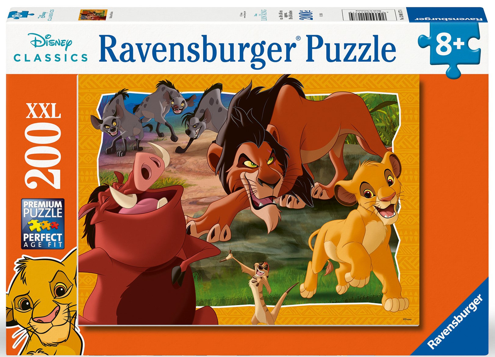 Ravensburger pusle 200 tk Mufasa 1 Ravensburger pusle 200 tk Mufasa