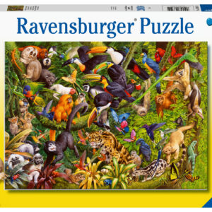 Ravensburger pusle 200 tk Troopiline vihmamets