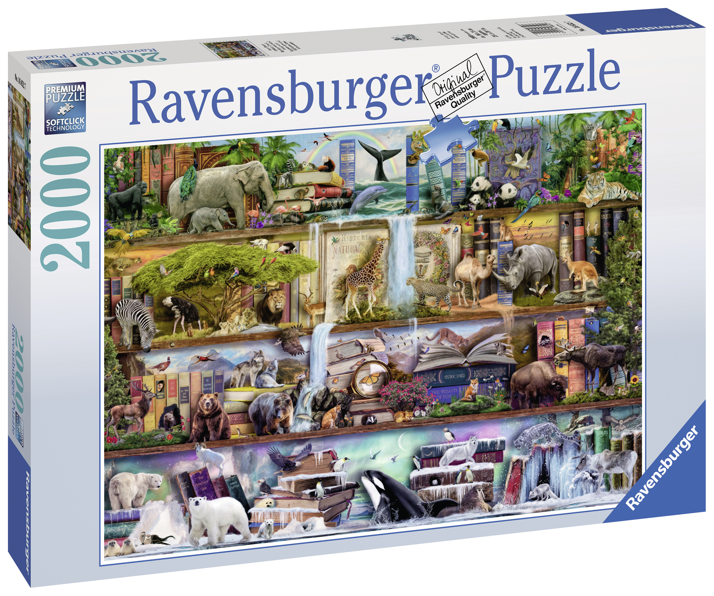 Ravensburger pusle 2000 tk Loomade kuningriik 1 Ravensburger pusle 2000 tk Loomade kuningriik