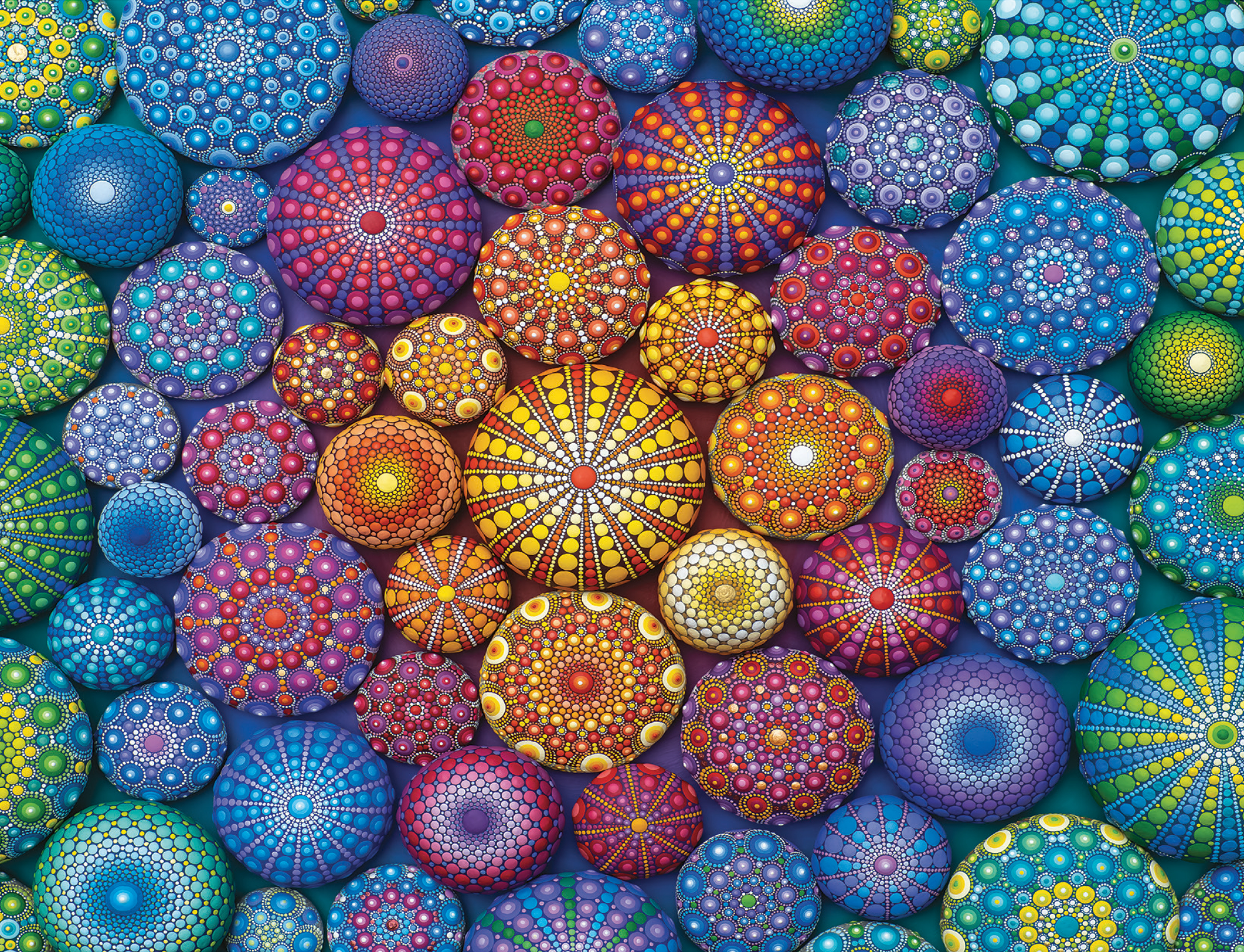 Ravensburger pusle 2000 tk Mandala 2 Ravensburger pusle 2000 tk Mandala - Image 2