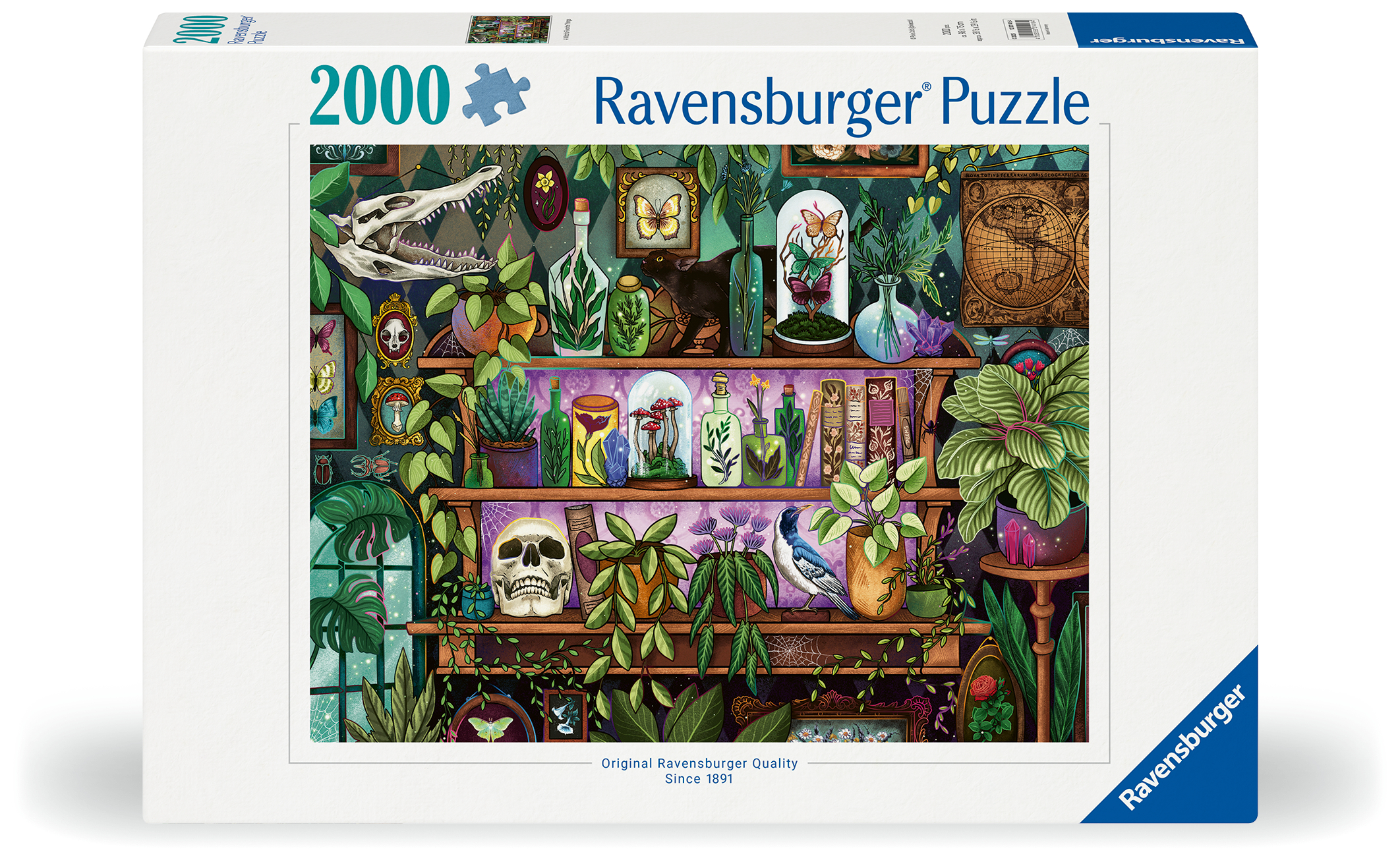 Ravensburger pusle 2000 tk Võluri riiul 1 Ravensburger pusle 2000 tk Võluri riiul