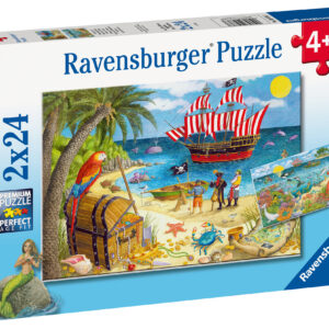 Ravensburger pusle 2x24 Piraadid ja merineitsid