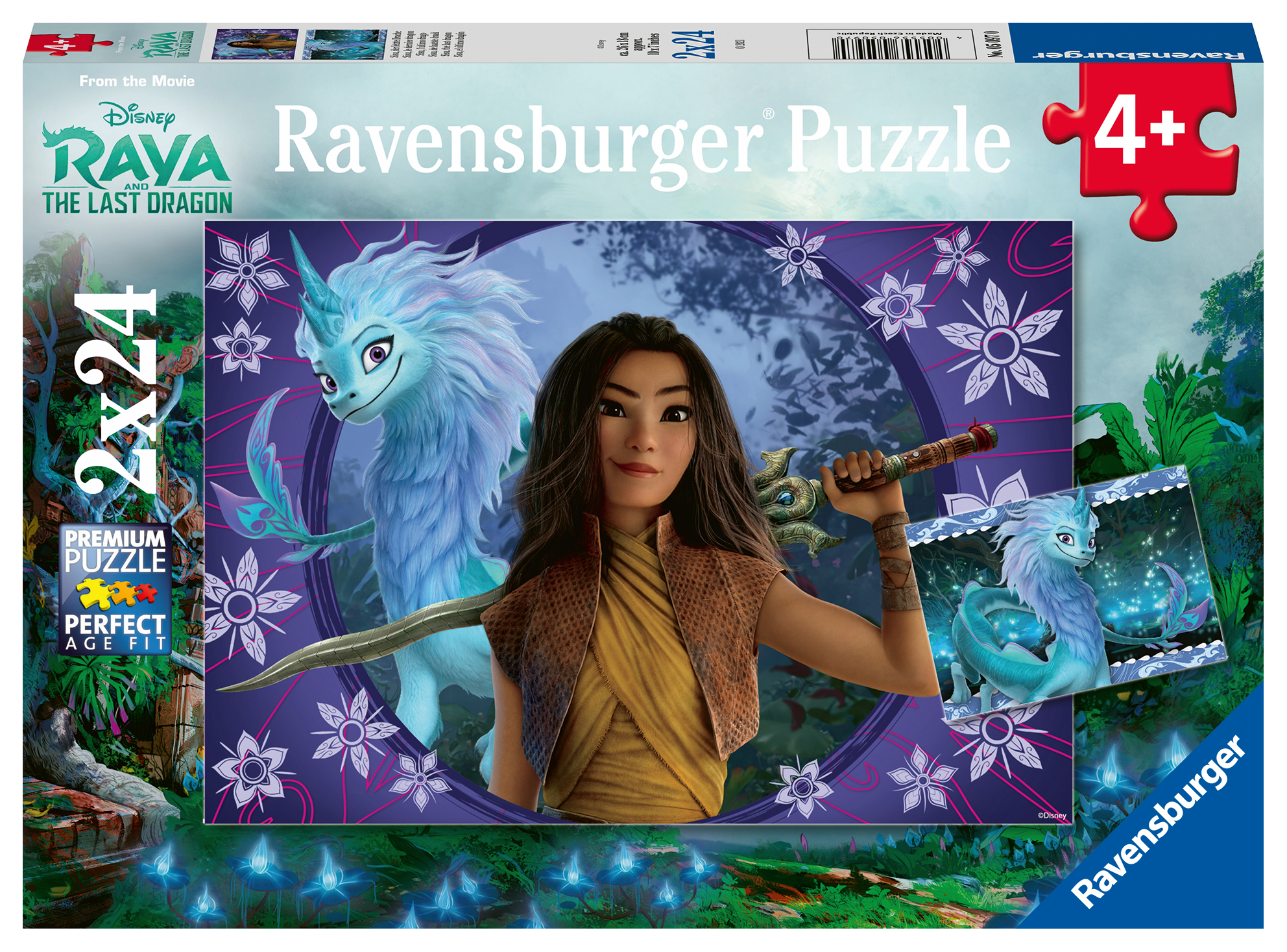 Ravensburger pusle 2x24 Raya ja viimane draakon 1 Ravensburger pusle 2x24 Raya ja viimane draakon