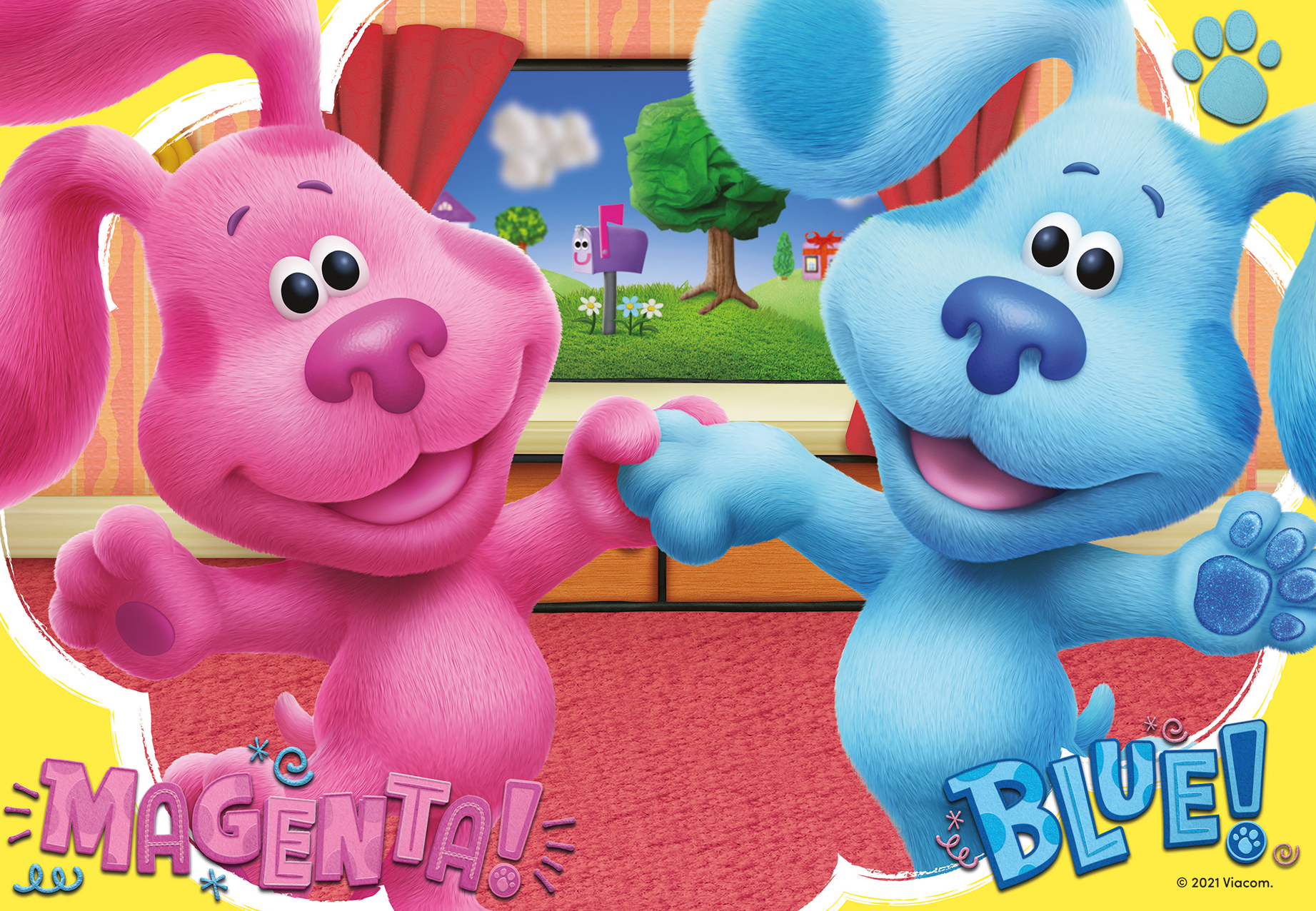 Ravensburger pusle 2x24 tk Blue vihjed ja sina 2 Ravensburger pusle 2x24 tk Blue vihjed ja sina - Image 2