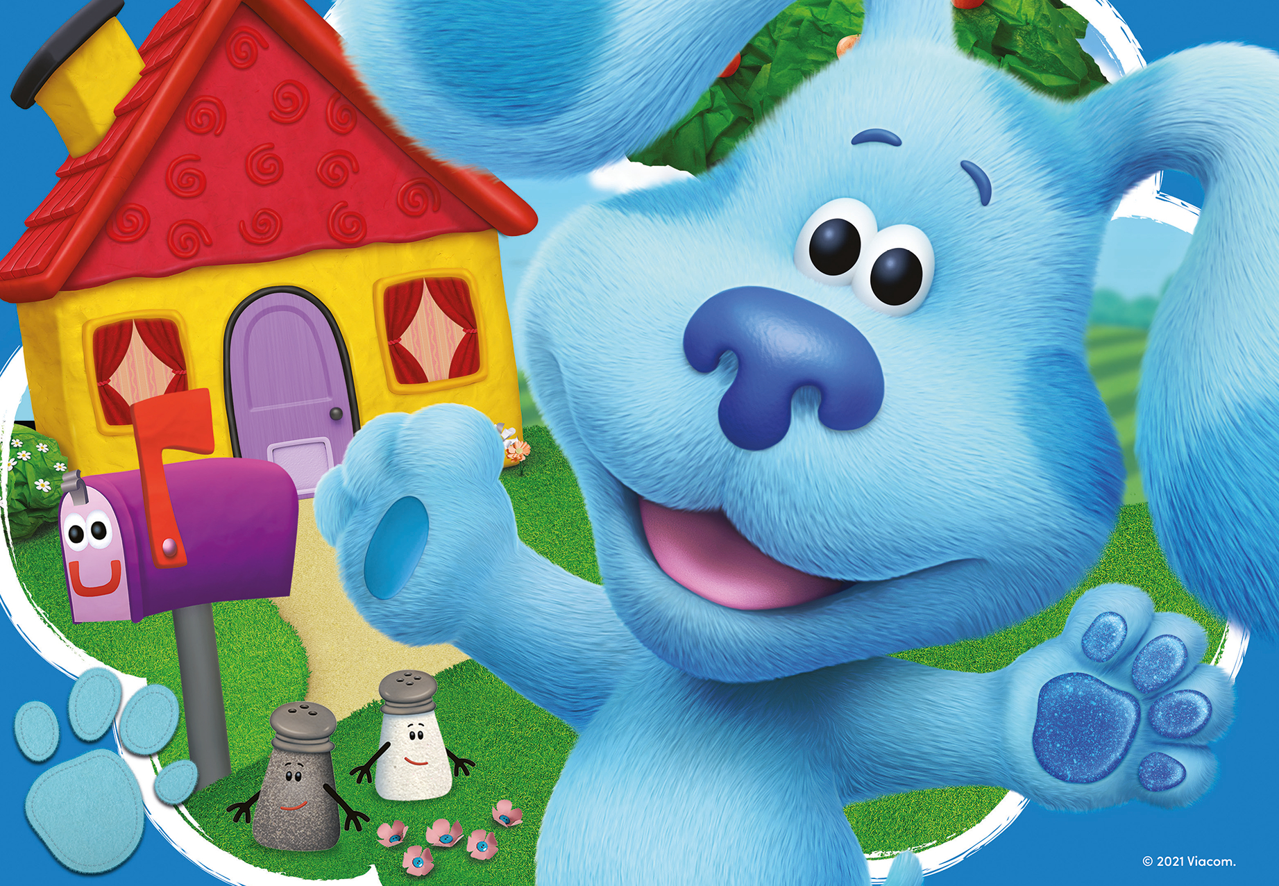 Ravensburger pusle 2x24 tk Blue vihjed ja sina 3 Ravensburger pusle 2x24 tk Blue vihjed ja sina - Image 3