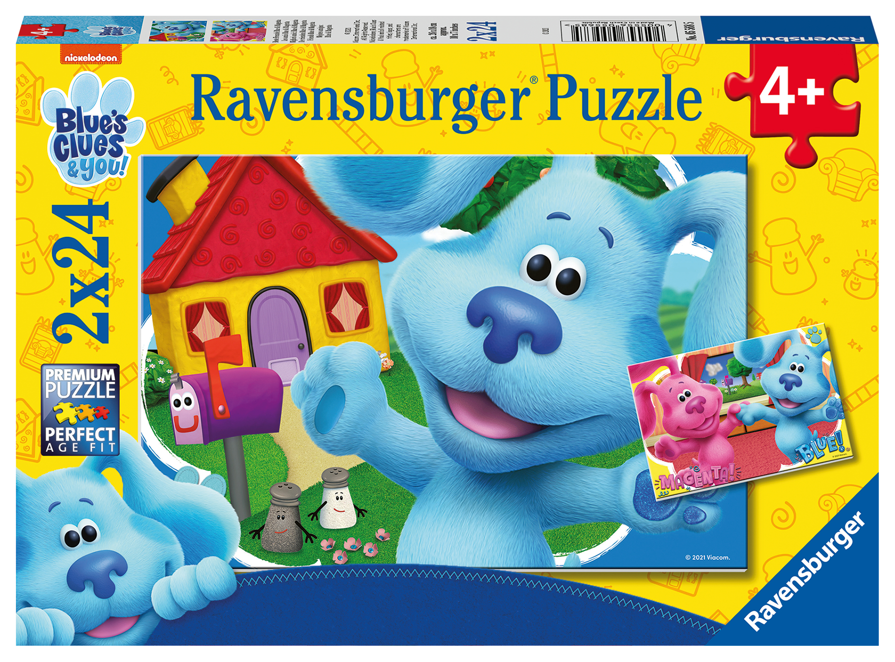 Ravensburger pusle 2x24 tk Blue vihjed ja sina 1 Ravensburger pusle 2x24 tk Blue vihjed ja sina