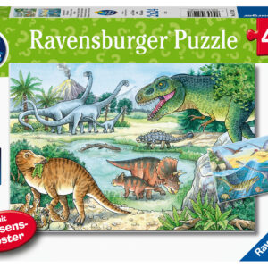 Ravensburger pusle 2x24 tk Eelajaloo dinosaurused