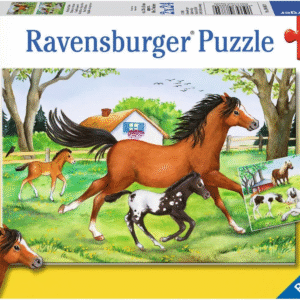 Ravensburger pusle 2x24 tk Hobuste maailm
