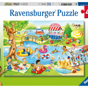 Ravensburger pusle  2x24 tk Järves ujumas