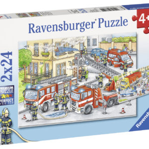 Ravensburger pusle 2x24 tk Kangelased tegutsemises