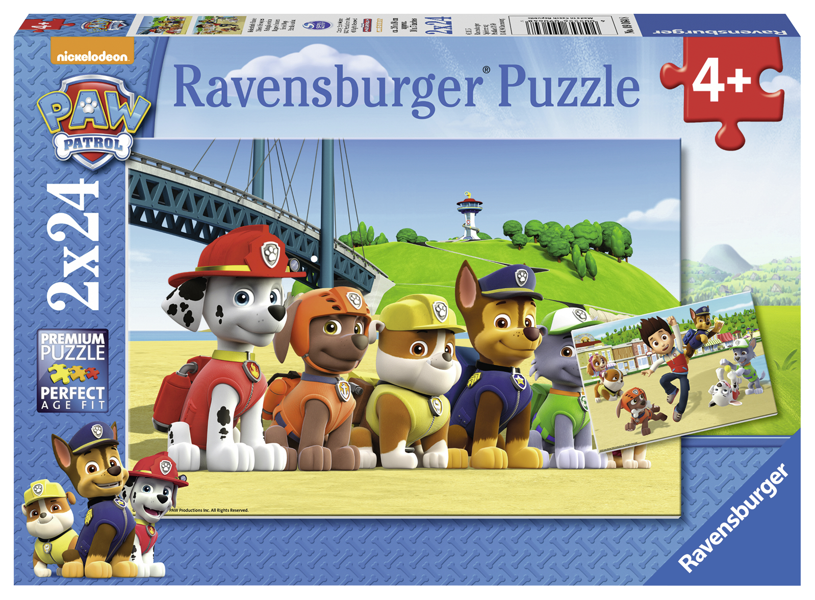 Ravensburger pusle 2x24 tk Käpapatrull Kangelaslikud koerad 1 Ravensburger pusle 2x24 tk Käpapatrull Kangelaslikud koerad