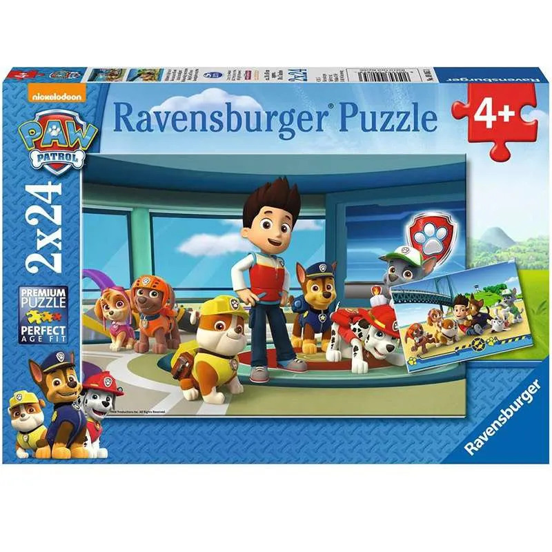 Ravensburger pusle 2x24 tk Käpapatrull 1 Ravensburger pusle 2x24 tk Käpapatrull