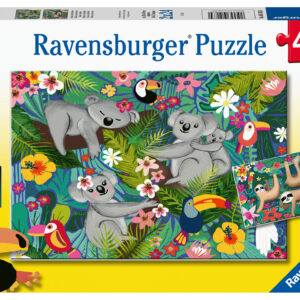 Mänguasjade esileht 30 Ravensburger pusle 2x24 tk Koaalad ja laiskloomad